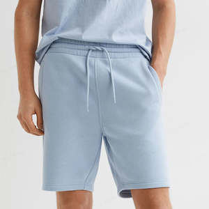 Venta al por mayor Jersey Casual Deportes al aire libre Pantalones cortos Hombres Pantalones cortos de sudor de algodón personalizado Fleece French Terry Cordón Hombres Pantalones cortos de gimnasio - Product Image 3