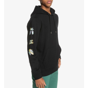 Sudadera de algodón con Logo personalizado para hombre y mujer, ropa con capucha con estampado de farol, informal, Color negro, Unisex, venta al por mayor - Product Image 4