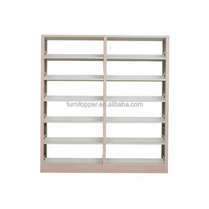 Biblioteca Estantería mental Sala de lectura universitaria Estantería de acero Estantes de exhibición de libros Vintage para librería - Product Image 5