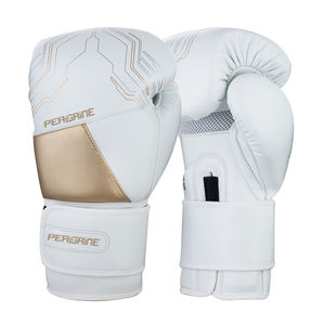Gants de boxe professionnels en cuir de vachette à dentelle personnalisés Design classique avec poids d'usine pour arts martiaux - Product Image 2