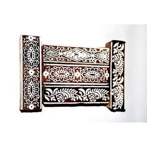 Bloc d'impression de conception indienne, tampons d'impression au henné et au papier, bloc d'impression Textile - Product Image 3
