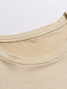 ผู้ผลิตที่กําหนดเองขายส่งStreetwearกราฟิกSunจางผ้าฝ้าย100%กรดล้างเสื้อยืดDouble Layerแขนสั้นเสื้อยืดชาย - Product Image 4