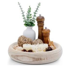 Eco Friendly Durable Handmade Wooden Serving and Decorative <b>Dough</b> <b>Bowl</b> for Hotels Restaurants Home Kitchen Accessories. - Product Image 1
