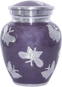 Handmade Brass Pet Cremation Urns Funeral Urns For Cat and <b>Dog</b> Ashes Burial Urns - Product Image 3