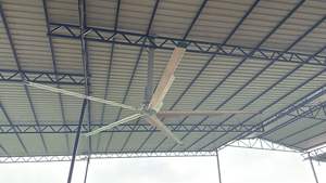 500 L bajo consumo de energía Cowealthy Industrial HVLS Ventilador de techo para granjas, graneros, almacenes y ganado - Product Image 6