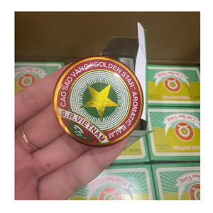 Golden Star Balm Product in Durable Tin <b>Box</b> with <b>Long</b> Storage Time and Export Friendly Packaging - Product Image 1