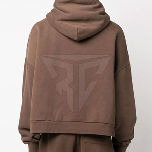 Best Selling Men's High Quality Double Layer Fleece Pullover <b>Hoodies</b> Breathable Quick Dry Size Solid Color <b>Plain</b> Dyed for Winter - Product Image 5