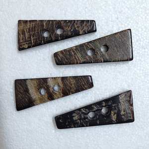 Eco Friendly Durable Buffalo Horn <b>Toggle</b> Button 2-Holes Apparel Accessories Natural Horn <b>Toggles</b> Button High Selling Product - Product Image 1