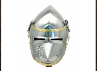 Découvrez l'essence de la noblesse médiévale Fabriqué à la main en acier et en laiton de style vintage Armure de chevalier prête à combattre maintenant disponible