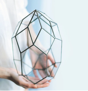 Plantes Succulentes Bambou Couvercle En Gros Coloré Givré Ambre Noir Clair Valentine Imprimer À La Main Soie Métal Cylindre - Product Image 1