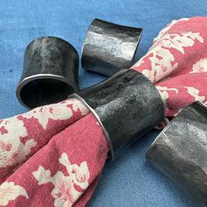 Anillos de servilleta de ratán Decoración de mesa de mimbre Anillos de servilleta elegantes para una experiencia gastronómica elegante - Product Image 4