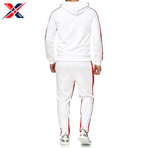 Survêtements pour hommes de haute qualité personnalisés 2024, décontractés, grande taille, en polyester/coton mélangé uni - Product Image 2