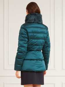 Chaqueta cortavientos acolchada de satén de invierno para mujer con estilo personalizable 100% poliéster Puffer impreso técnicas de alta calidad cálido - Product Image 3