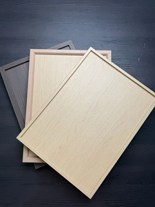 Mueble de Entrada Minimalista con Puertas de Vidrio Arqueadas, Acabado en Madera, Almacenamiento Oculto Diseño moderno para muebles del hogar. Restaurante - Product Image 6