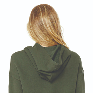 Sweats à capuche pour femmes à manches longues coupe ajustée décontracté basique vierge polaire unie séchage rapide sweats à capuche respirants pour femmes personnalisés - Product Image 6