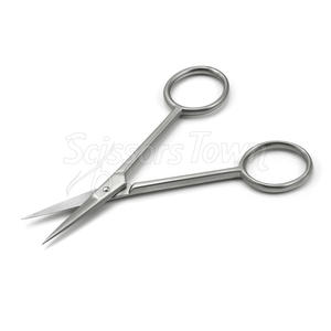 Ciseaux à cuticules résistants à la rouille avec logo personnalisé et construction pointue en acier inoxydable - Product Image 4