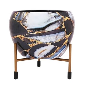 Florero de Metal de estilo moderno para decoración del hogar, suministros directos de fábrica, jarrón de Metal, sala de estar perfecta y boda. - Product Image 1