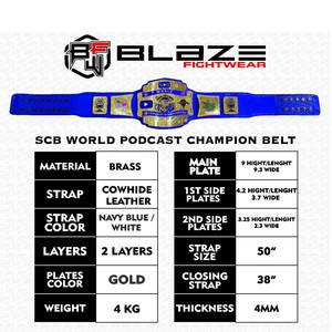 Cinturón de Campeonato Personalizado de Lucha Libre, Boxeo y Kickboxing, con Hebilla de Aleación y Cuero Vacuno, 51 Pulgadas, Giratorio - Product Image 6