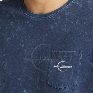 Logo personnalisé OEM vêtements pour hommes lavage à l'acide t-shirt manches courtes séchage rapide décontracté lavage à l'acide t-shirt taux de vente entier 2025 - Product Image 5