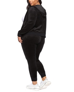 ชุดวอร์ม2ชิ้นสำหรับผู้หญิงชุดวอร์มกางเกงผ้าคอตตอนมีซิปรูดซิปสำหรับผู้หญิงชุดวอร์ม suits2026เหงื่อ - Product Image 3