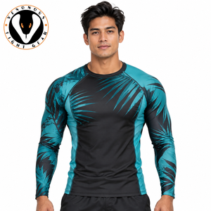 Lightweight <b>Men</b> <b>Rash</b> <b>Guard</b> Featuring Flexible Material Comfortable Fit And Athletic Construction For Training Fitness And Sports - Product Image 1