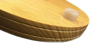 Mid-Century Design Wooden Rolling Board Pin Belan Chakla Roti Kitchenware <b>Chapati</b> Set <b>Maker</b> Home Wood Tool and Pastry Roller - Product Image 4