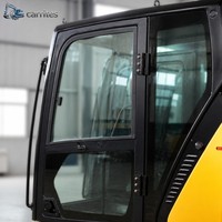 Ensemble de cabine d'excavatrice CAT série 320 avec porte vitrée, cabine d'opérateur de construction d'occasion