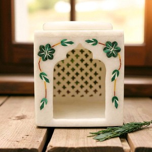 Sang trọng thủ công tự nhiên đá tinh dầu khuếch tán cho hương liệu nghệ nhân chạm khắc đá cẩm thạch & Malachite hương thơm dầu khuếch tán - Product Image 5