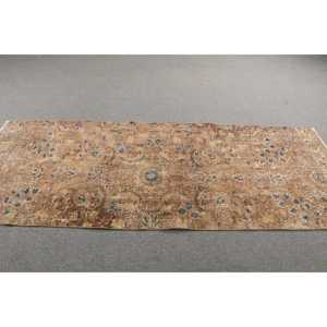 Tapis turc 3,3x8,5 pi (100x260 cm), tapis vintage à imprimé animal brun - Product Image 3
