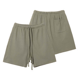 Pantalones cortos de entrenamiento físico para gimnasio de alta calidad para hombre, pantalones de entrenamiento de cintura media informales con bolsillos cortos de secado y correr, venta al por mayor - Product Image 2