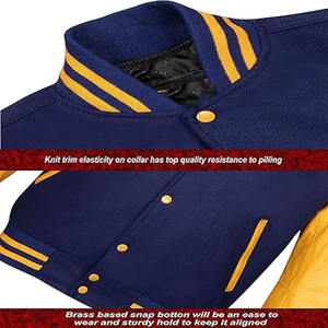 Chaqueta Universitaria Sublimada Artística Personalizada para Hombre, Estampado de Grafiti de Béisbol con Opciones de Logotipo y Nombre - Product Image 5