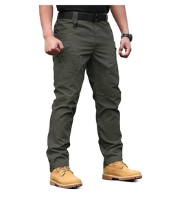 Pantalon cargo léger personnalisé 100% polyester pour hommes, détection des aiguilles, imperméable, vêtements de travail tactiques, agents de sécurité, toutes saisons - Product Image 2