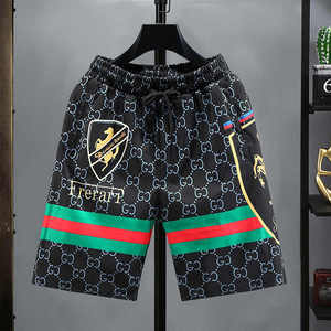 Wholesale Polyester Casual Men's <b>Shorts</b> With Pockets Summer Beach Men's Printed <b>Shorts</b> - Product Image 1