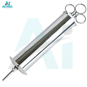 ALMAC LOW MOQ, venta al por mayor, instrumento Dental de latón, la mejor calidad, ajustable, reutilizable, eliminación de cera del oído, jeringa veterinaria para ganado - Product Image 3