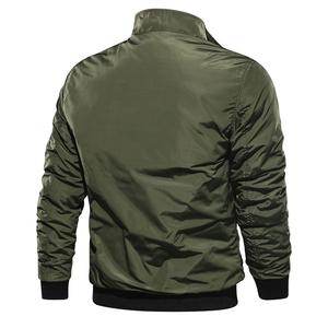 Chaqueta Bomber de Piloto Personalizada para Hombre 2025-26, Camuflaje, Cuello Alto, Logotipo Frontal, Transpirable, para Invierno, OEM - Product Image 5