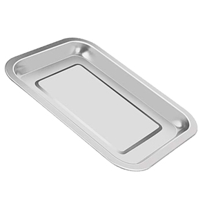 ถาดสแตนเลสสำหรับทำฟันที่ใส่เครื่องมือทำหมันที่ใส่เข็มด้วยมือสำหรับผ่าตัดคลินิกทันตกรรมโรงพยาบาล - Product Image 1