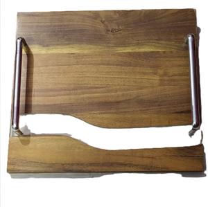 Tabla de herramientas de madera de resina para hacer tabla de cortar de resina de madera forma cuadrada Color rosa con alta calidad para el hogar y el Hotel usado - Product Image 4