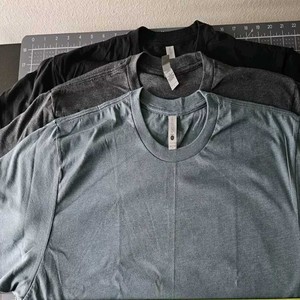 T-shirts unisexes à col rond en CVC, coupe ajustée, pour niveau [niveau] |   N6210 |   T-shirt en charbon de bois de haute qualité personnalisable - Product Image 1