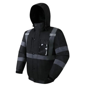 Chaquetas de Trabajo de Alta Visibilidad, Transpirables, Unisex, Chaqueta de Seguridad para Trabajo, Uso en Construcción, Tiras Reflectantes, Certificación CE, Secado Rápido - Product Image 6