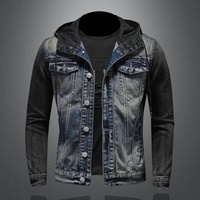 Veste en jean personnalisée OEM pour femme, style décontracté pour homme, veste boutonnée oversize en coton tricoté respirant pour l'automne