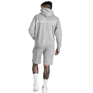 2023 hommes Shorts ensemble parfait vente chaude été sweat à capuche survêtement deux pièces ensemble hommes à capuche et court ensemble hommes décontracté logo personnalisé - Product Image 2