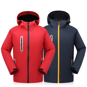 Chaqueta cortavientos térmica de invierno con logotipo personalizado para hombre, chaqueta suave al por mayor de agua, chaqueta de camuflaje para senderismo al aire libre - Product Image 3