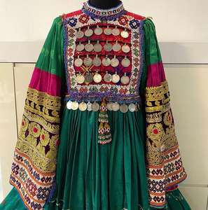 Robe régionale afghane de haute qualité pour femmes nouveau Design robe Kuchi afghane brodée à manches longues en bas quantité minimale de commande - Product Image 1