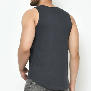 2025 nueva llegada al por mayor logotipo personalizado tamaño Color hombres camisetas sin mangas Fitness ropa deportiva hombres camiseta sin mangas para venta en línea diseño OEM - Product Image 3