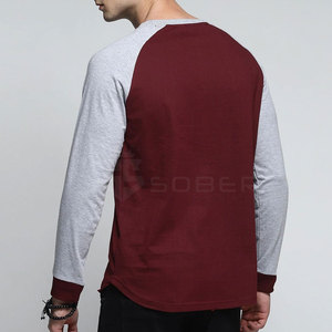 เสื้อยืดออกกำลังกายแขนยาวสำหรับผู้ชาย แบบสั่งทำพิเศษ เนื้อผ้าหนา คอกลม ถักจากโพลีเอสเตอร์/คอตตอน ระบายอากาศได้ดี แห้งเร็ว คุณภาพสูง - Product Image 3