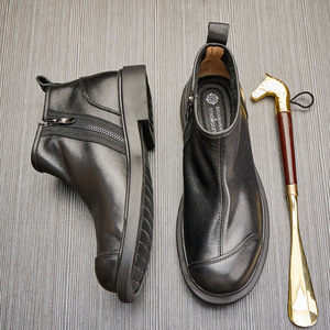 Zapatos de Negocios de Cuero Genuino con Suela Resistente al Desgaste y Plantilla Transpirable, Zapatos Formales para Hombre, Zapatos de Oficina - Product Image 2