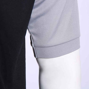 Polo en tricot décontracté pour hommes Polo en coton grande taille vierge uni sport golf polos pour hommes - Product Image 3