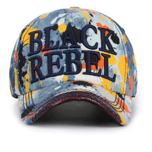 Casquette de baseball élégante unisexe pour adultes, 6 panneaux, motif Chicken Tracks, en tissu éponge et toile, respirante et imperméable, performance optimale - Product Image 2