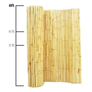 Backyard X-Scapes Natural Bamboo <strong>Fencing</strong> Decorative Privacy Screen No Dig Fence <strong>Panel</strong> - Product Image 1