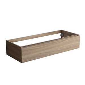 Base per lavabo Vieste 120 cm in legno di quercia naturale con 1 cassetto - Product Image 1